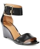 Nine West Narcissus Two-piece Wedge Sandals Women's Shoes