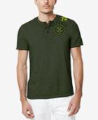 Buffalo David Bitton Men's Nishi Short Sleeve Henley T-shirt