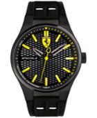 Ferrari Men's Speciale 3h Black Silicone Strap Watch 44mm 0830354