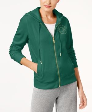 Calvin Klein Velour Logo Hoodie, A Macy's Exclusive Style