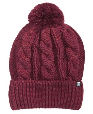 Block Hats Men's Knit Cuffed Pom Pom Beanie