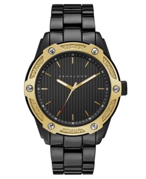 Sean John Men's Corsica Black Bracelet Watch 46mm