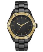 Sean John Men's Corsica Black Bracelet Watch 46mm