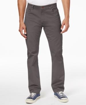 Izod Men's Flat-front Twill Pants