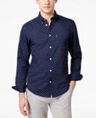 Ben Sherman Men's Dot-pattern Cotton Shirt