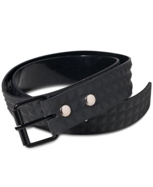 American Rag Belt, Black Rubber Stud Belt