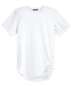 Jaywalker Men's Curved-hem Long-length T-shirt