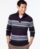 Tommy Hilfiger Clive Mock-neck Fair Isle Sweater