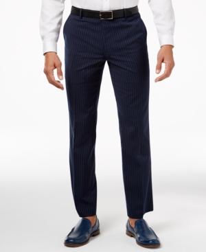 Inc International Concepts Men's Stripe Slim-fit Pants, Only At Macy's