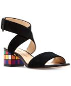 Katy Perry Margot Multi Color Cube Block-heel Sandals Women's Shoes