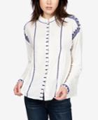 Lucky Brand Embroidered Shirt