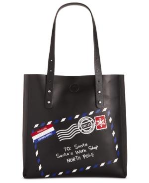Whimsical Shop Postcard Tote, Only At Macy's