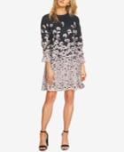 Cece Cotton Floral-print Shift Dress