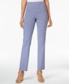 Charter Club Cambridge Print Slim-leg Pants, Created For Macy's