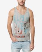 Buffalo David Bitton Men's Tapool Graphic-print Cotton Tank Top