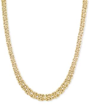 Graduated Byzantine Necklace In 14k Gold