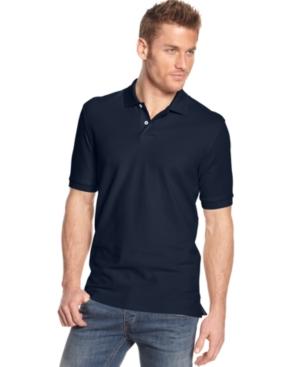 Club Room Classic-fit Short Sleeve Solid Estate Performance Upf 50+ Polo, Created For Macy's