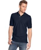 Club Room Classic-fit Short Sleeve Solid Estate Performance Upf 50+ Polo, Created For Macy's