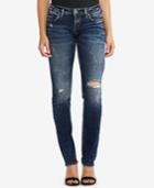 Silver Jeans Co. Berkley Straight Distressed Jeans