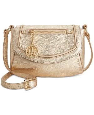 Tommy Hilfiger Jerry Pebble Leather Crossbody