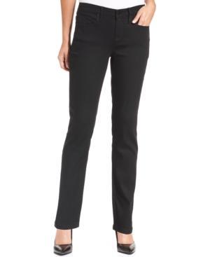 Calvin Klein Jeans Curvy-fit Straight-leg Jeans, Black Wash