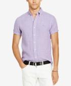 Polo Ralph Lauren Men's Short-sleeve Checked Sport Shirt