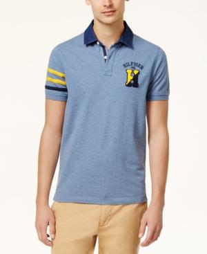 Tommy Hilfiger Men's Slim-fit Contrast-trim Polo