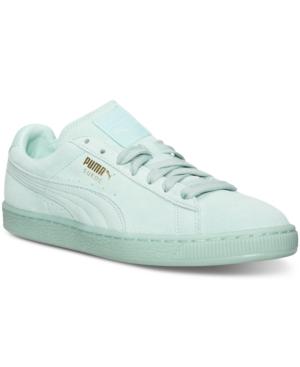 Puma Men's Suede Classic Iced Mono Casual Sneakers From Finish Line