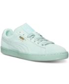 Puma Men's Suede Classic Iced Mono Casual Sneakers From Finish Line