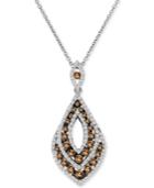 Le Vian Chocolatier Diamond Pendant Necklace (7/8 Ct. T.w.) In 14k White Gold