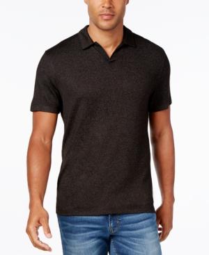 Alfani Men's Heather Open-collar Polo, Only At Macy's