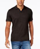 Alfani Men's Heather Open-collar Polo, Only At Macy's