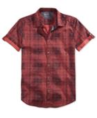 Calvin Klein Jeans Men's Digital Tartan-print Shirt