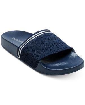 Steve Madden Women's Vibe Knit Slide Sandals