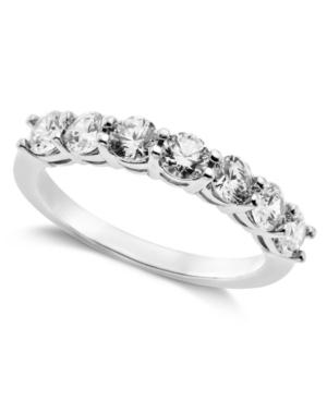 Arabella Sterling Silver Ring, Swarovski Zirconia 7-stone Ring (2-1/6 Ct. T.w.)