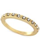 Bcbgeneration Gold-tone Crystal Pave Ring