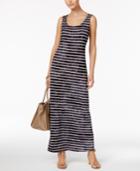 Style & Co Striped Maxi Dress, Only At Macy's