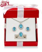 Blue And White Topaz Jewelry