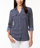Charter Club Printed Shirt, Only At Macy's