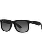 Ray-ban Polarized Justin Gradient Sunglasses, Rb4165 54