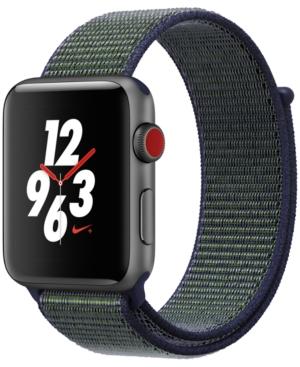 Apple Watch Nike+ (gps + Cellular), 42mm Space Gray Aluminum Case With Midnight Fog Nike Sport Loop