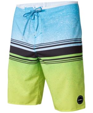 O'neil Men's Hyperfreak Fusion Colorblocked Stripe 20 Boardshorts