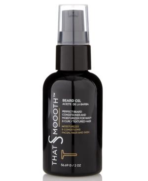 That's Smooth Premium Natural Beard Oil From The Workshop At Macy's