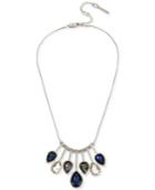 Kenneth Cole New York Silver-tone Multi-stone Statement Necklace