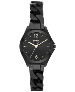 Dkny Women's Parsons Black Stainless Steel Bracelet Watch 30mm Ny2426