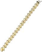 Large San Marco Chain Bracelet In 14k Gold