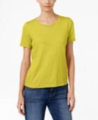 Eileen Fisher Cotton T-shirt, Regular & Petite