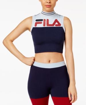 Fila Polly Mock-neck Cropped Tank Top