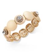 Charter Club Gold-tone Crystal Stretch Bracelet, Only At Macy's