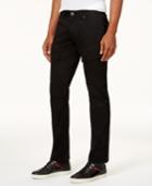 Inc International Concepts Men's Slim-sraight Black Cargo Jeans, Only At Macy's